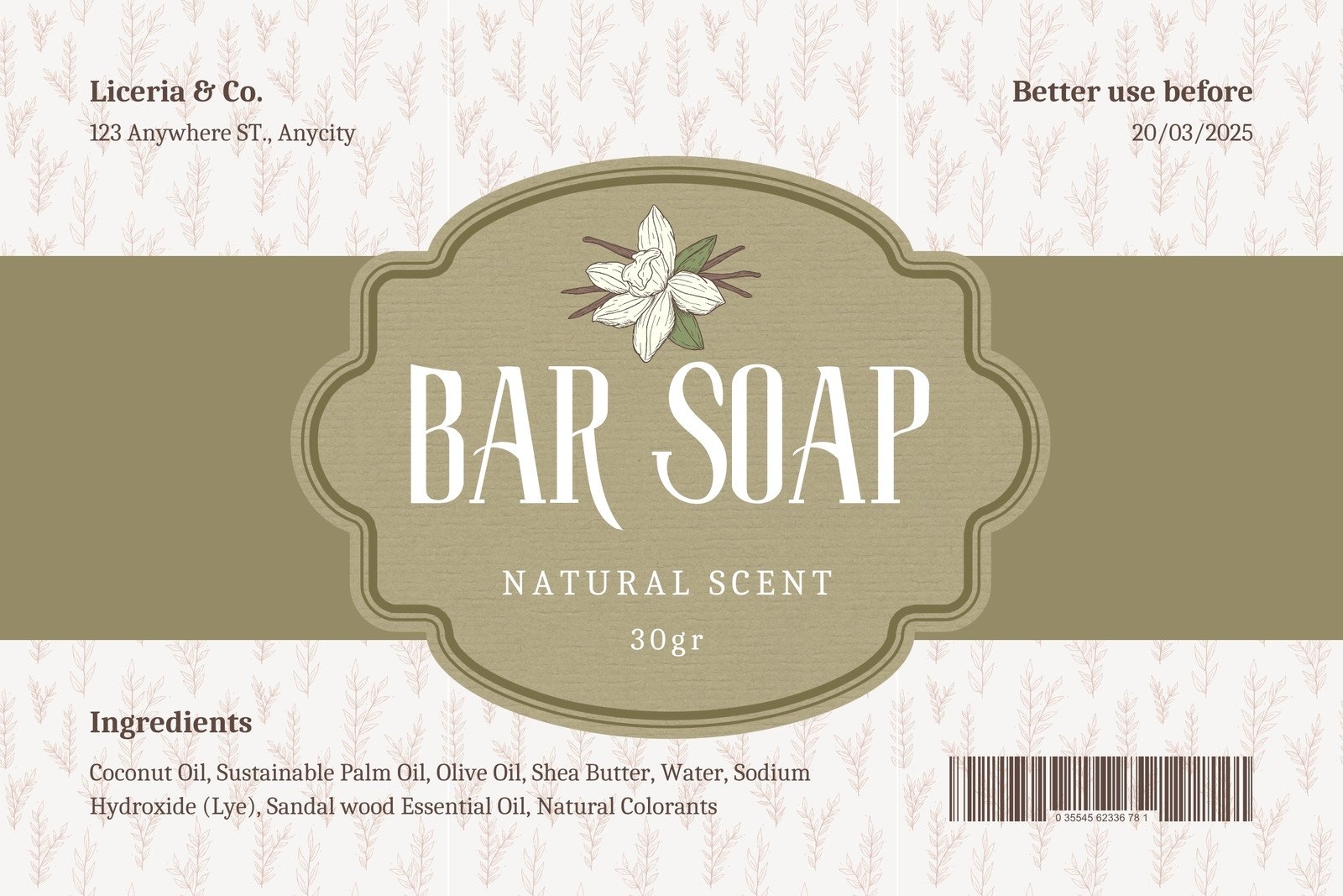 Free Customizable Printable Soap Label Templates Canva Free Customizable Printable Soap Label Templates Canva