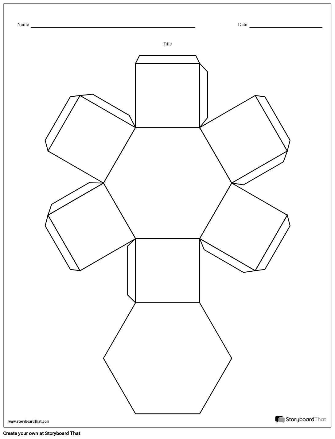 Free Customize Story Cube Templates Printable Story Cubes