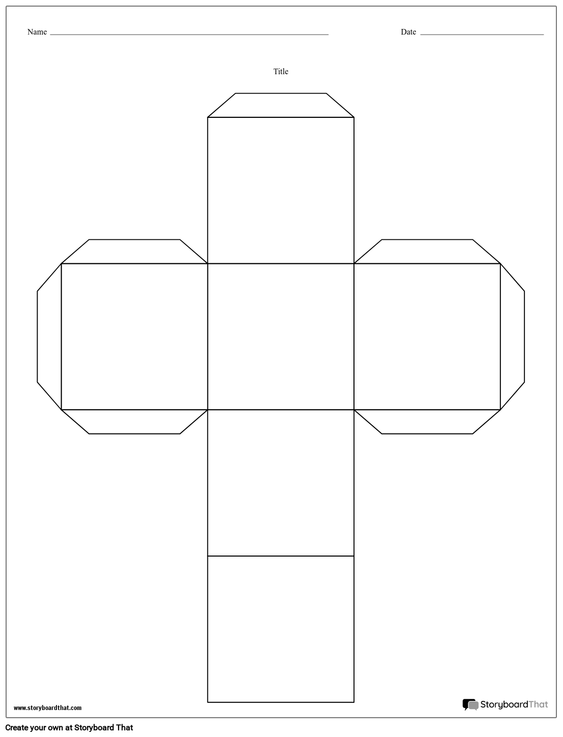 Free Customize Story Cube Templates Printable Story Cubes