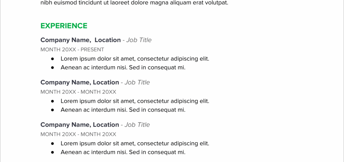 Free CV Templates UK Format For Download 20 Examples