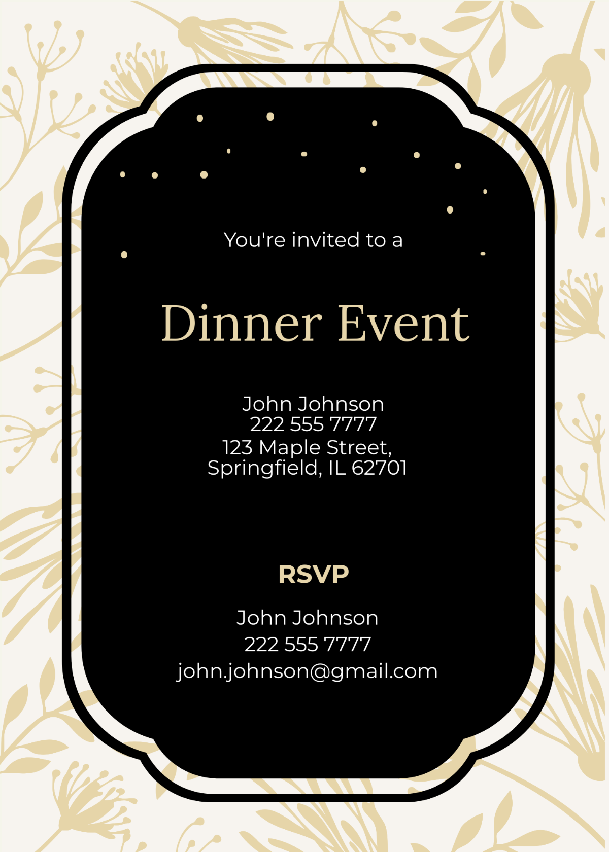 Free Dinner Invitation Templates Editable And Printable Free Dinner Invitation Templates Editable And Printable