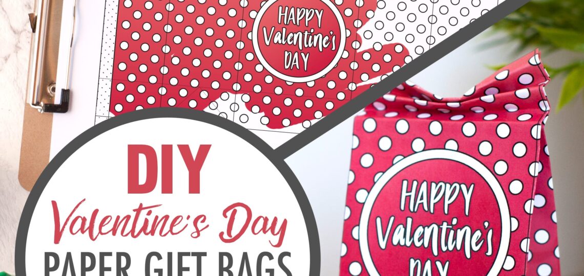 Free DIY Paper Gift Bag Template Sarah Renae Clark Coloring Book Artist And Designer