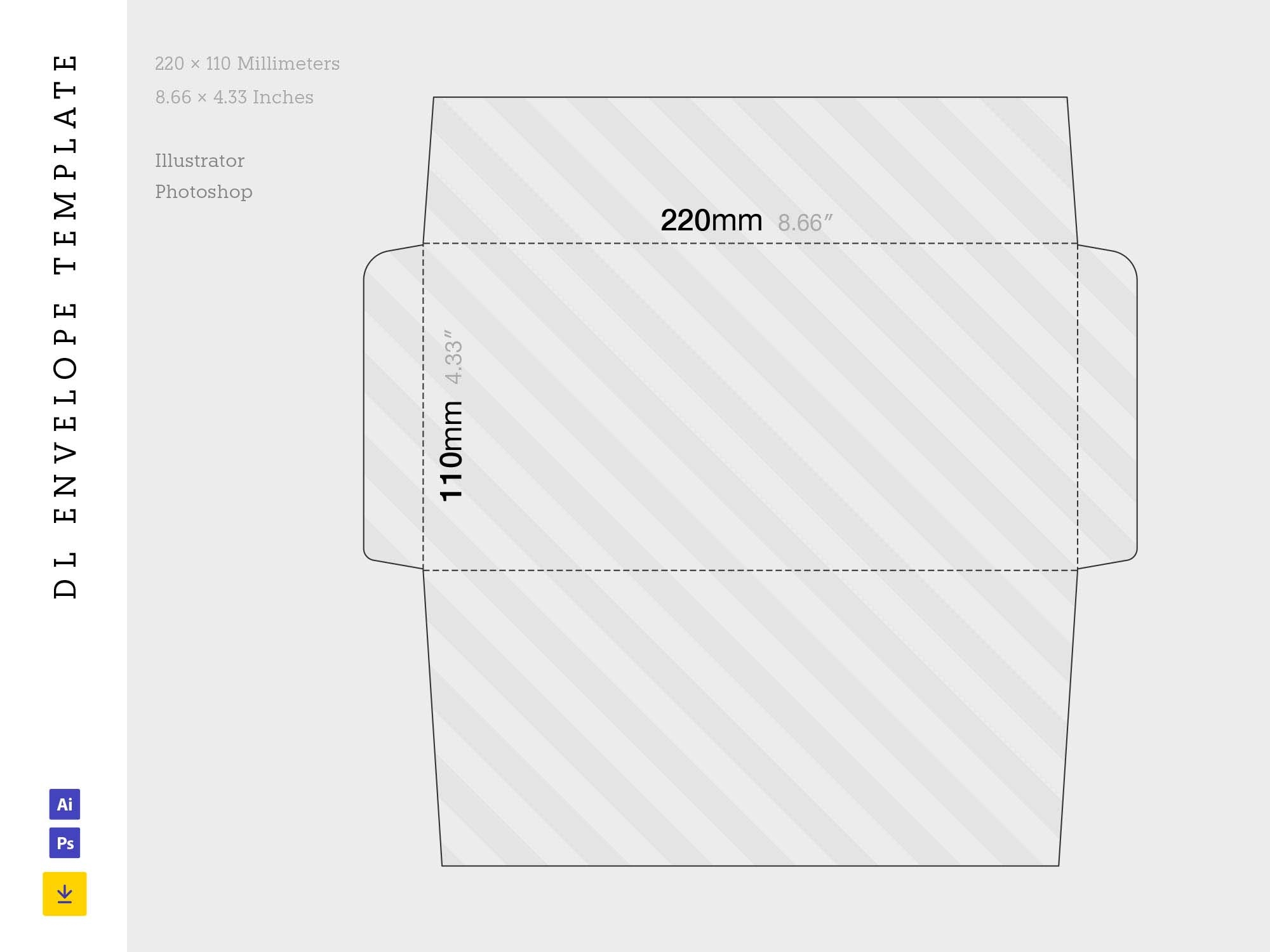Free DL Envelope Template