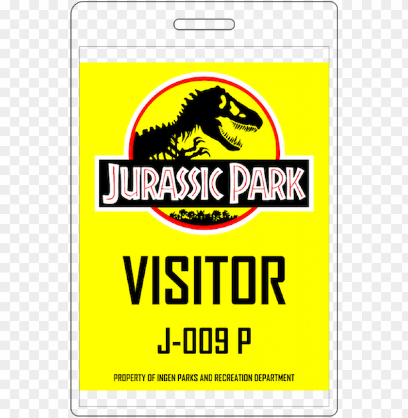 Free Download HD PNG Jurassic Park Visitor Badge Template Jurassic Park Logo PNG Transparent With Clear Background ID 176086 TOPpng