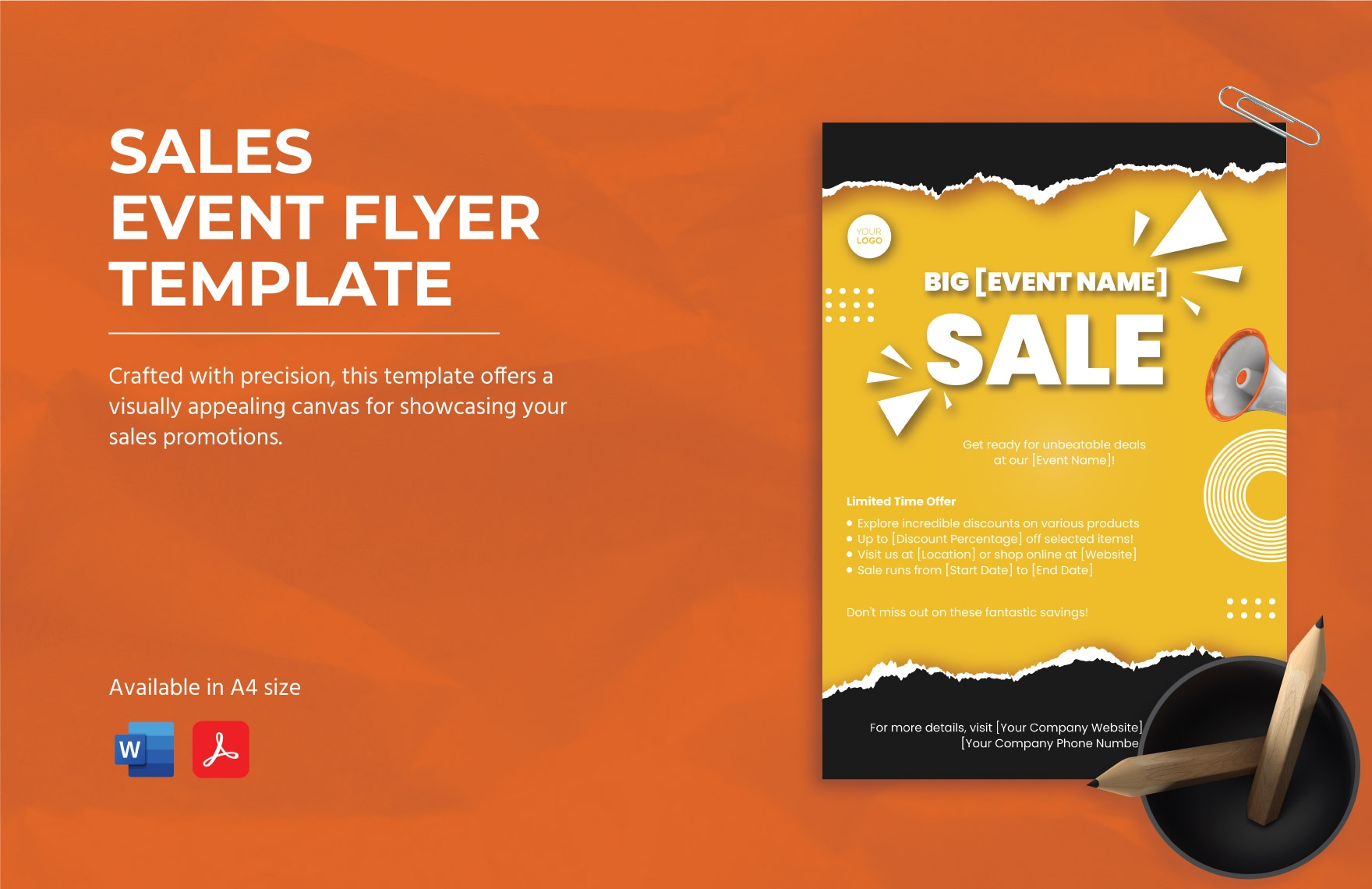 Free Editable Flyer Templates In Word To Download