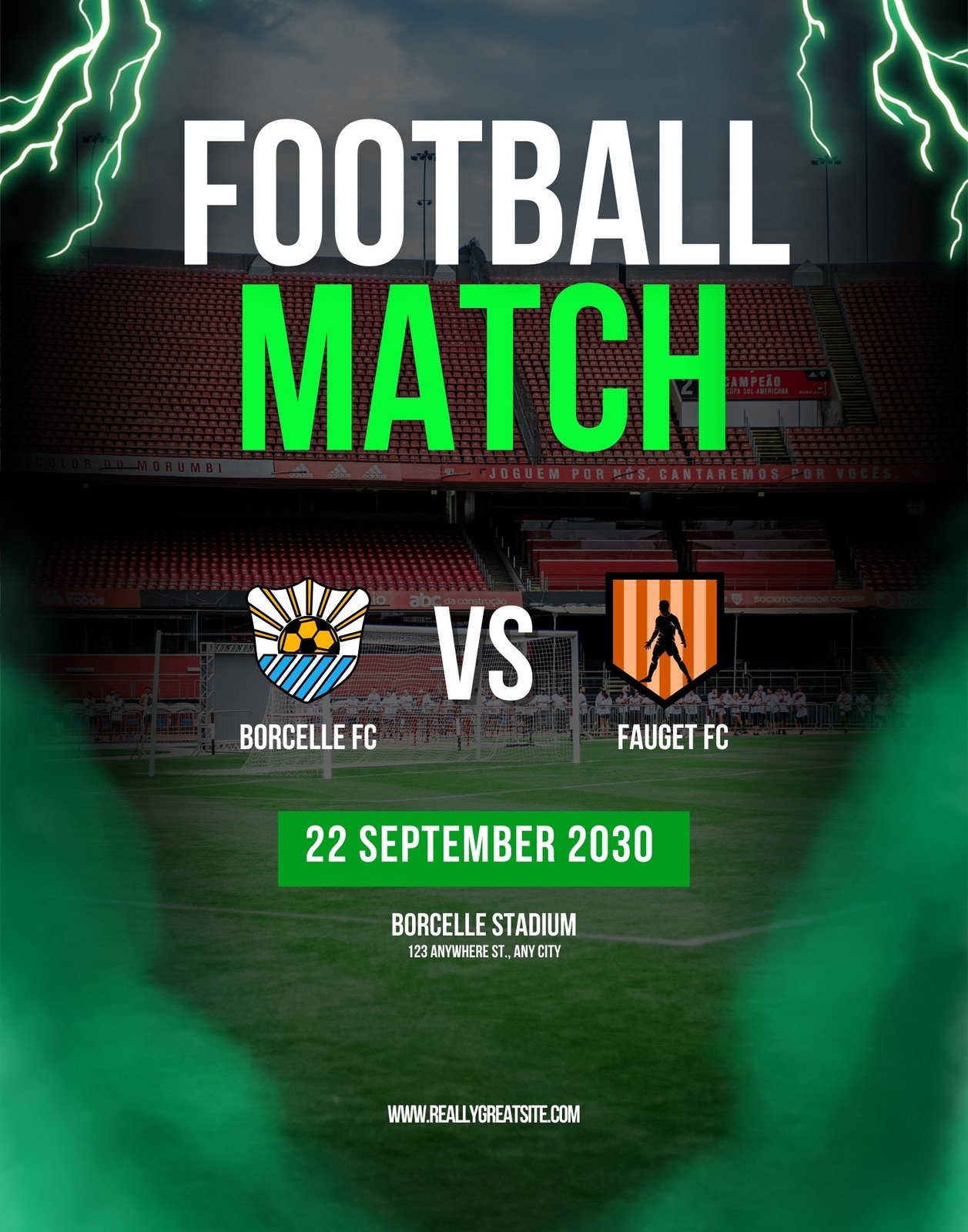 Free Editable Printable Football Poster Templates Canva