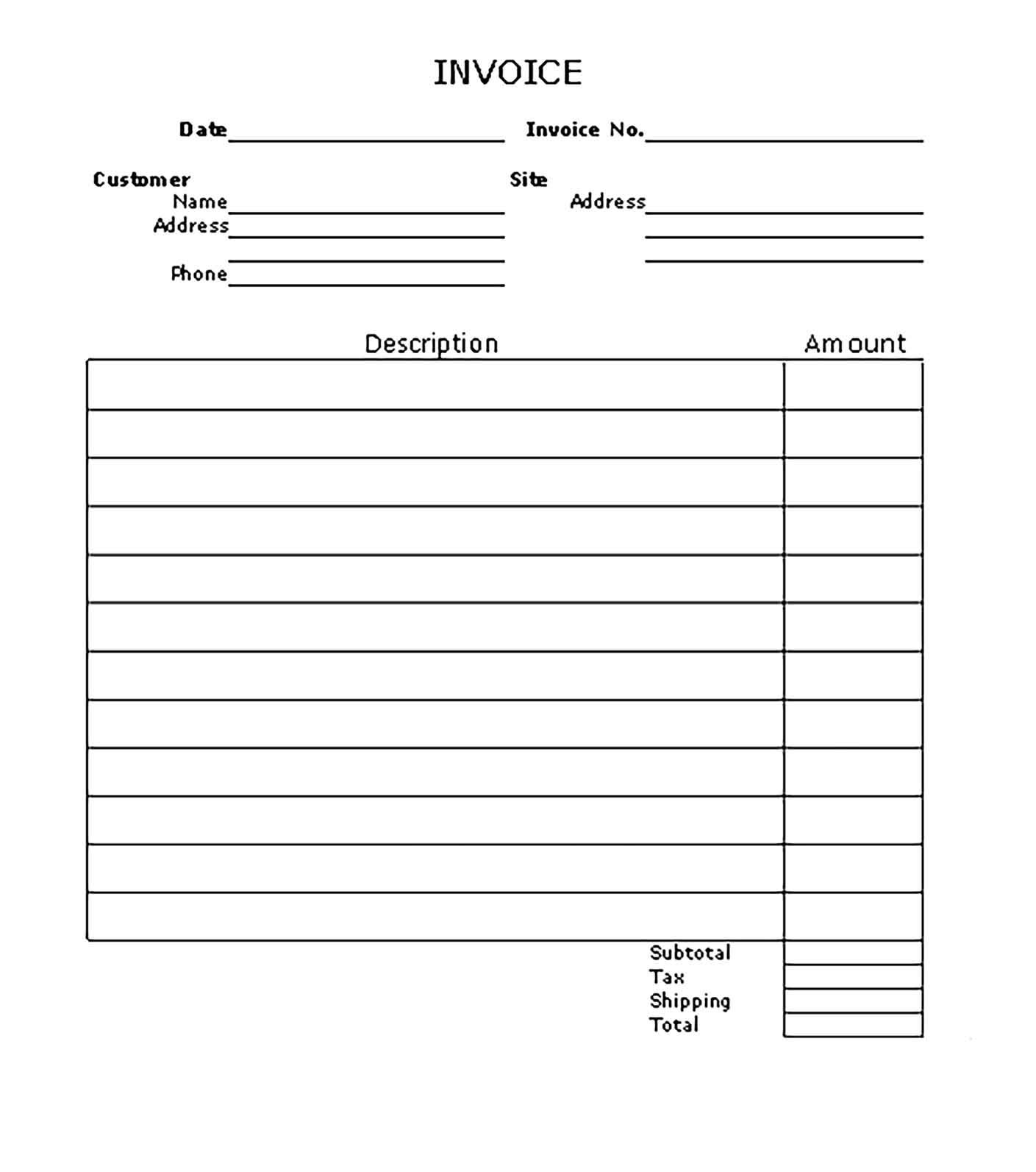 Free Free Printable Job Invoice Forms Download Free Free Printable Job Invoice Forms Png Images Free Worksheets On Clipart Library