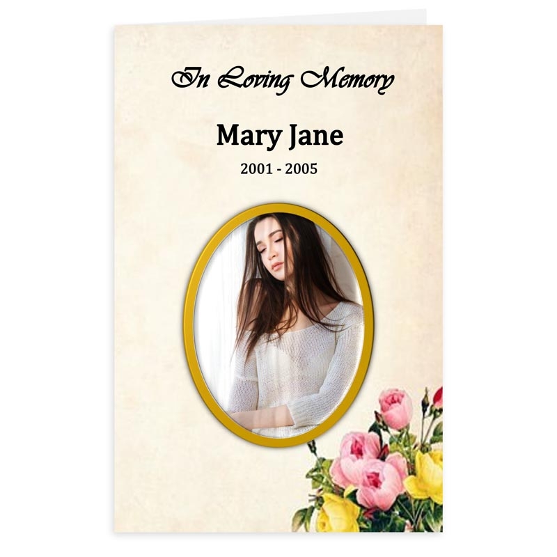 Free Printable Template For Funeral Program