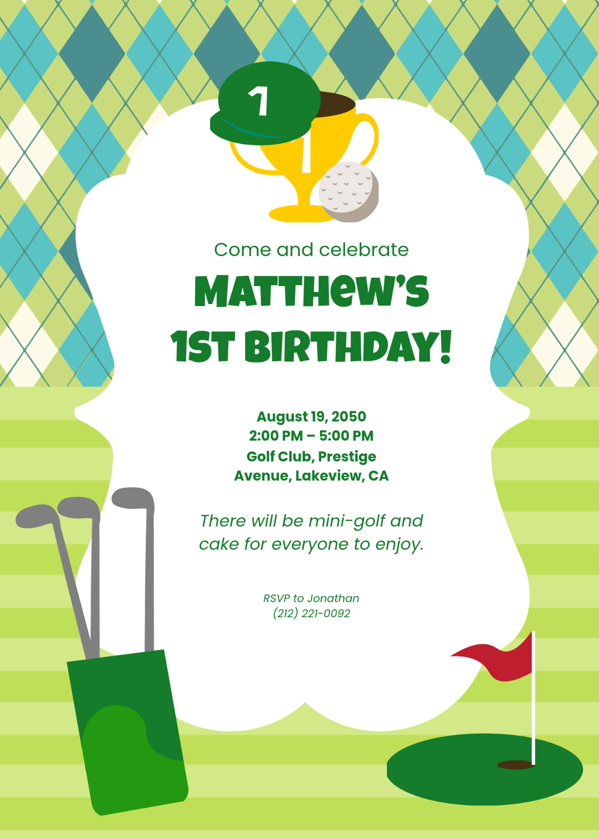 Free Golf Invitation Templates Editable And Printable