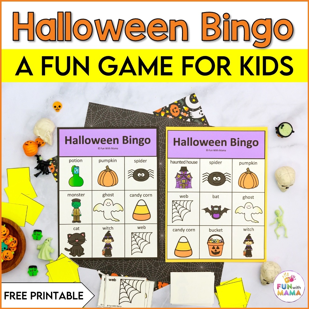 Free Halloween Bingo Printable Fun With Mama