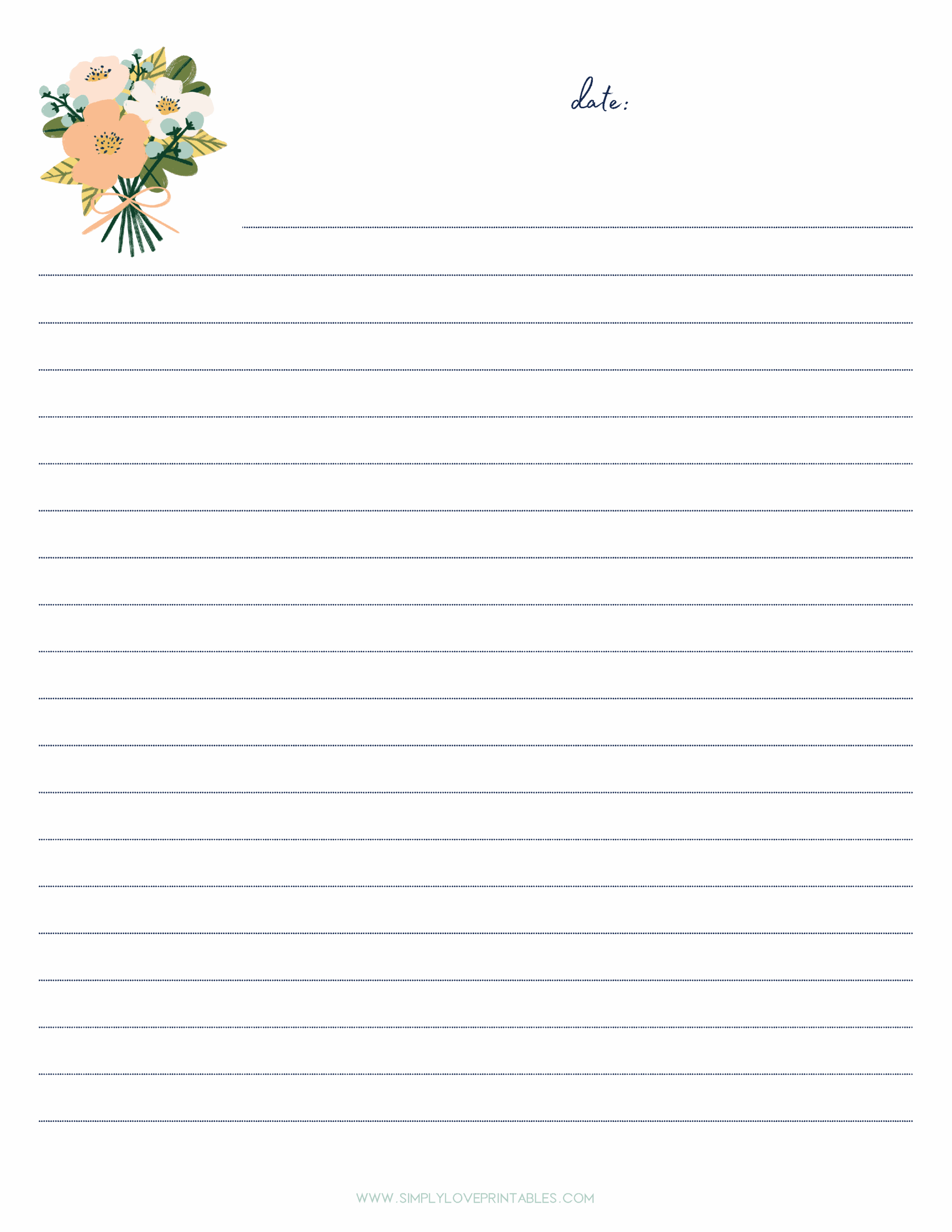 Free Printable Blank Journal Sheets