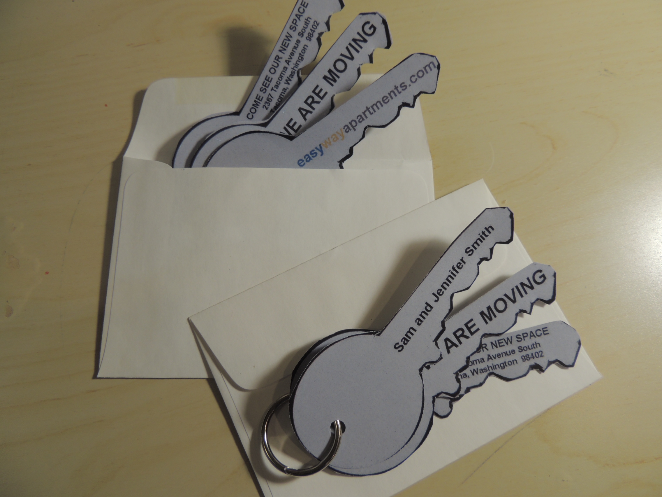 Free Key Chain Moving Announcement Printable And Tutorial Premier Residential Free Key Chain Moving Announcement Printable And Tutorial Premier Residential