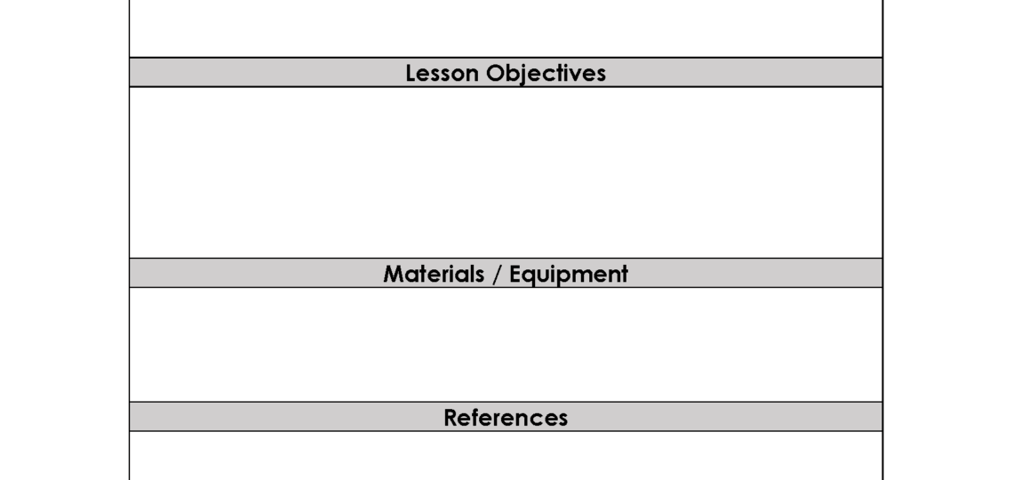 FREE Lesson Plan Template Word Editable PDF Image Excel