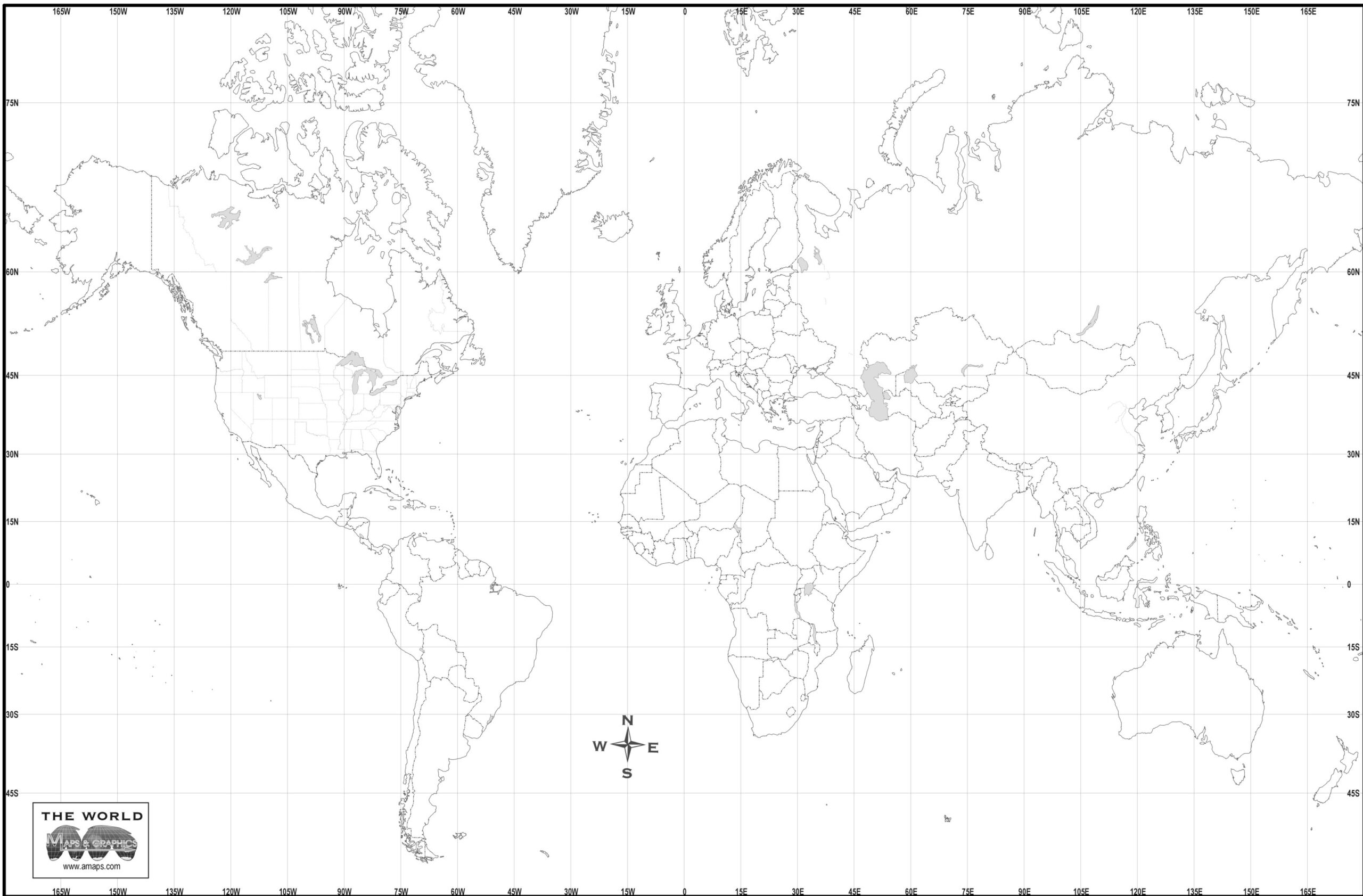 FREE MAP OF WORLD