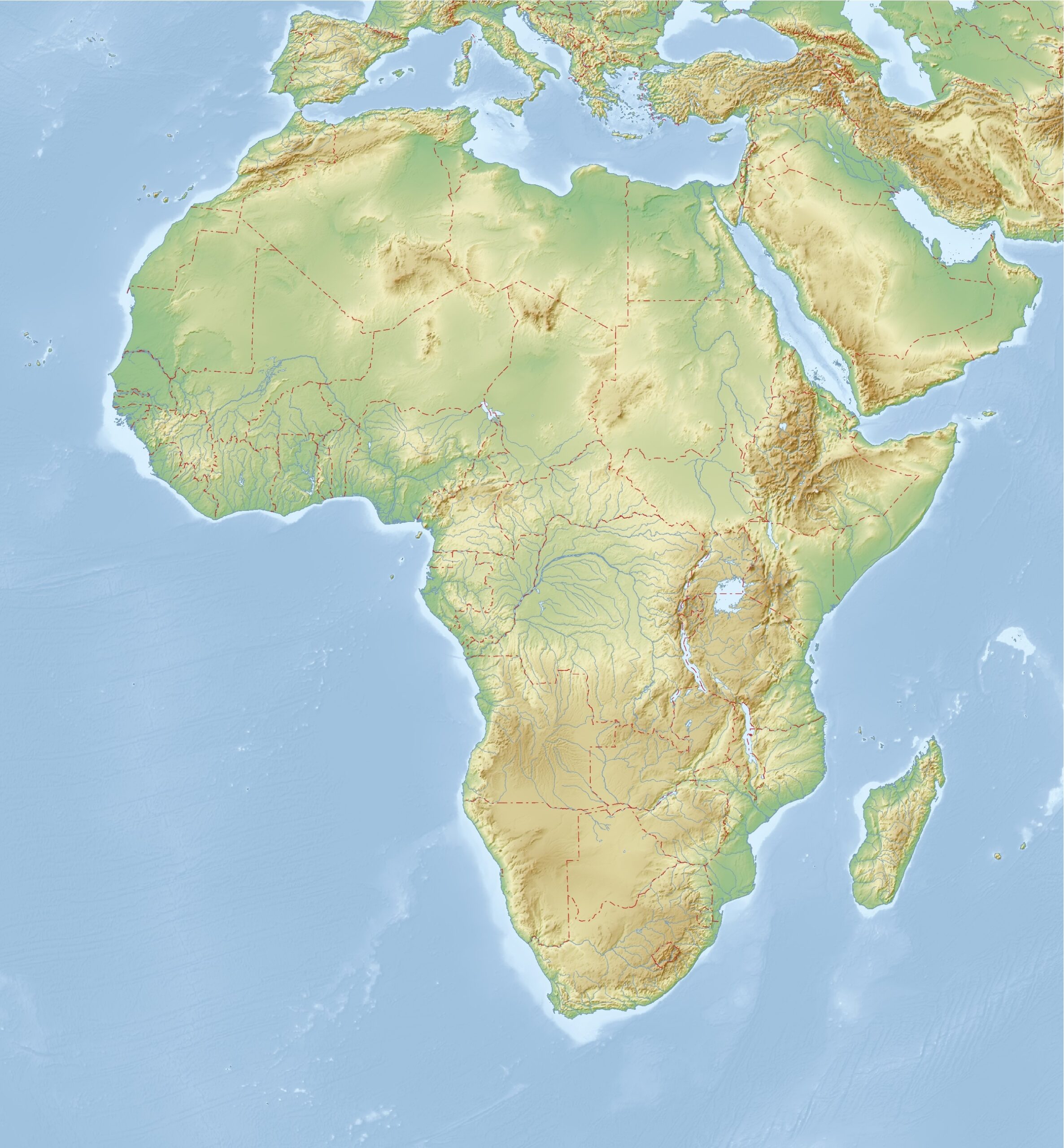 Free Maps Of Africa Mapswire
