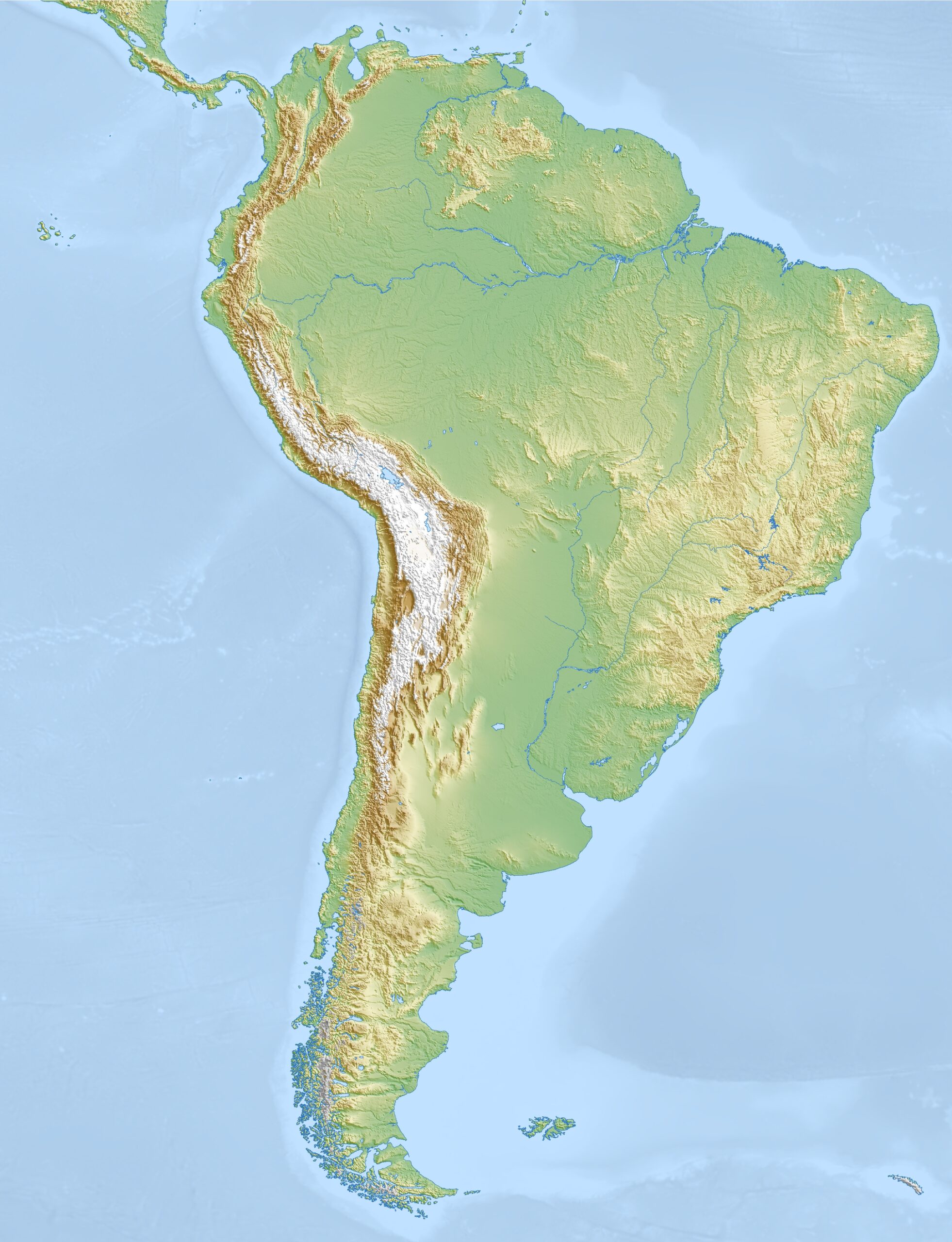 Free Maps Of South America Mapswire