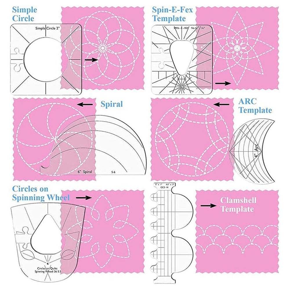 Free Motion Quilting Template RunMDeal