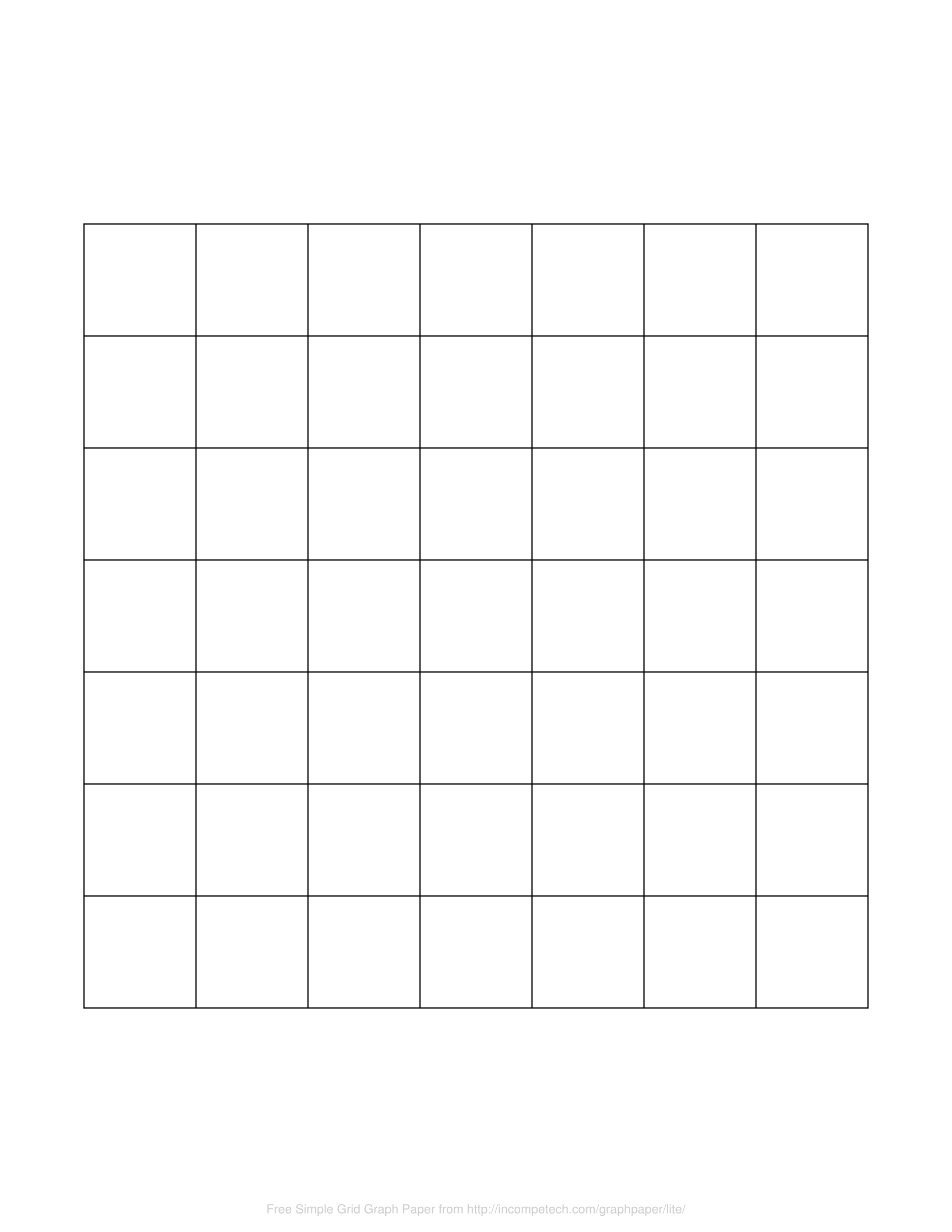 Free Online Graph Paper Simple Grid