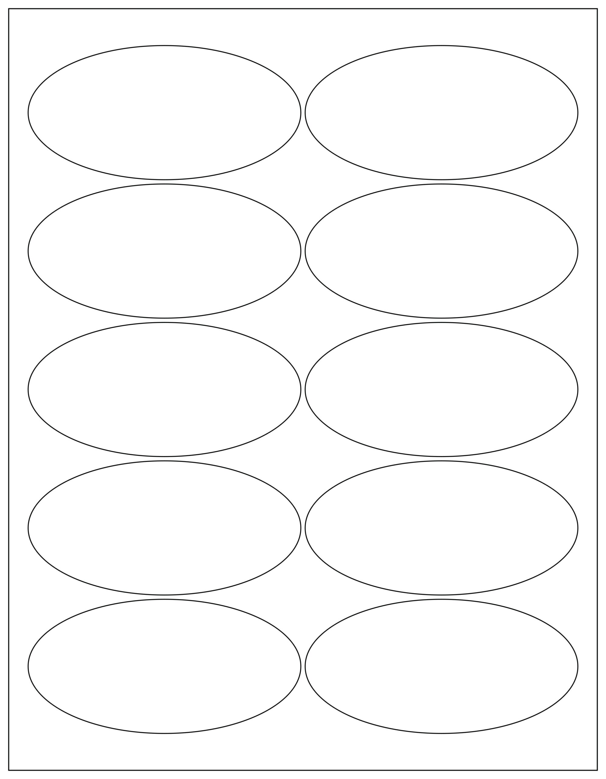 Large Oval Template Free Printable Large Oval Template Free Printable