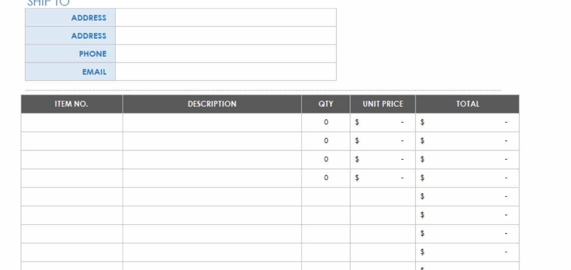 Free PDF Purchase Order Templates Forms U0026 Letters