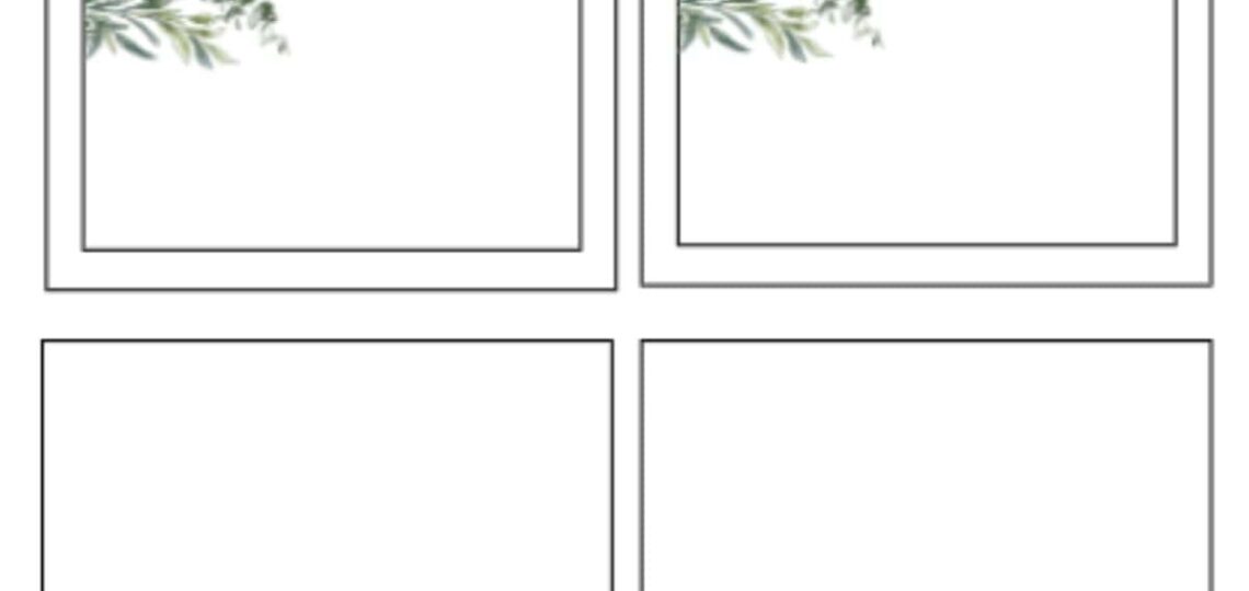 Free Place Card Printable Templates For Any Occasion Love Our