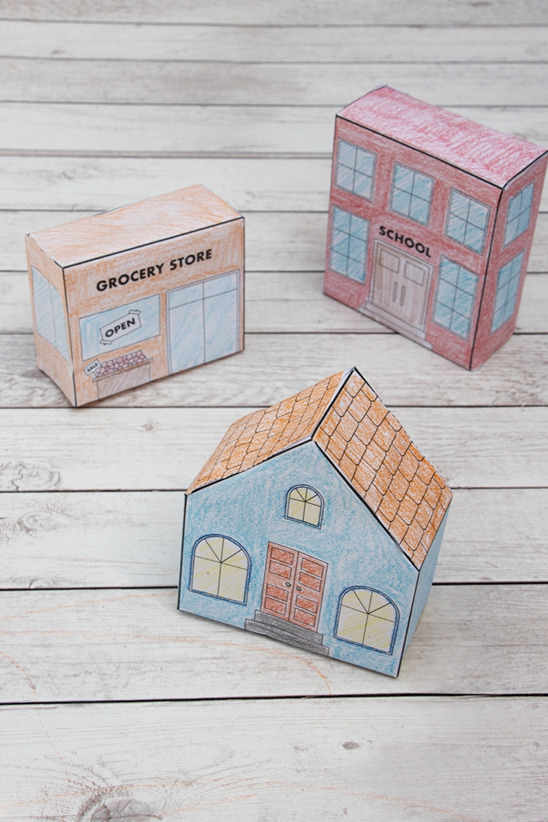 Free Printable 3D Buildings Coloring Pages Pjs And Paint Free Printable 3D Buildings Coloring Pages Pjs And Paint