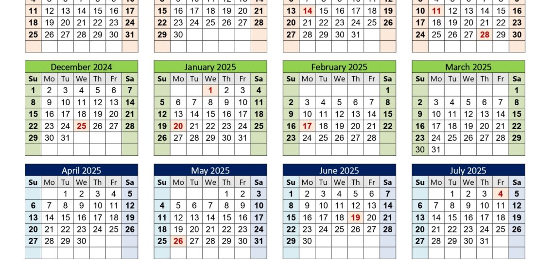 Free Printable Academic Calendar 2024 To 2025 Templates Printable Tree