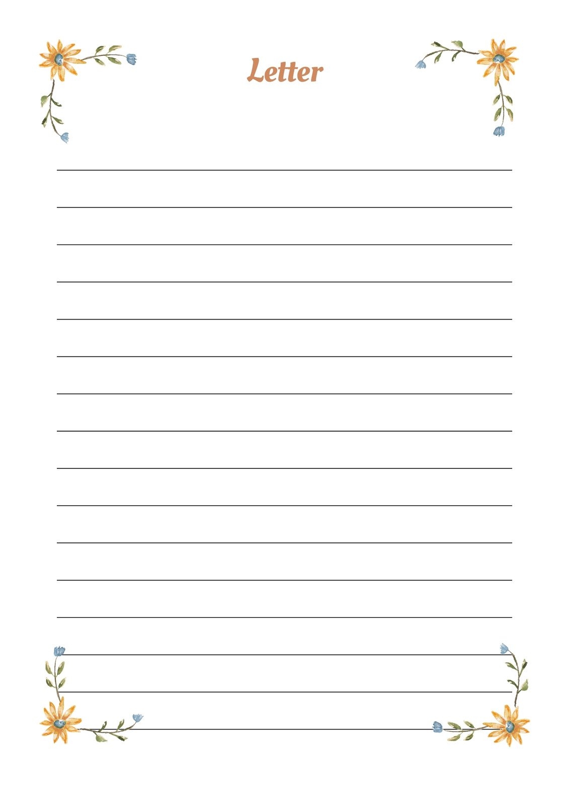 Free Printable And Customizable Cute Letter Templates Canva