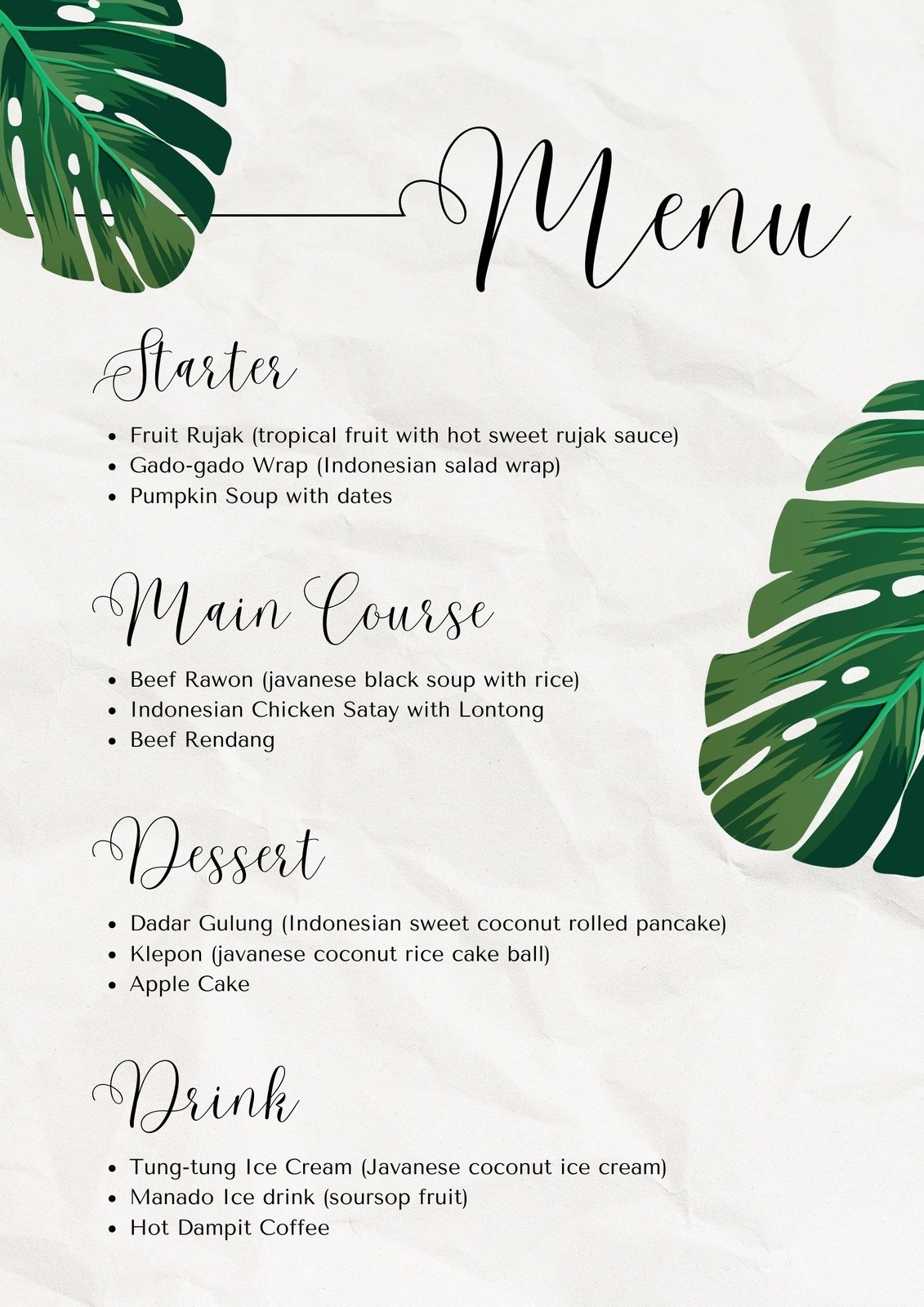 Free Printable And Customizable Dinner Party Menu Templates Canva