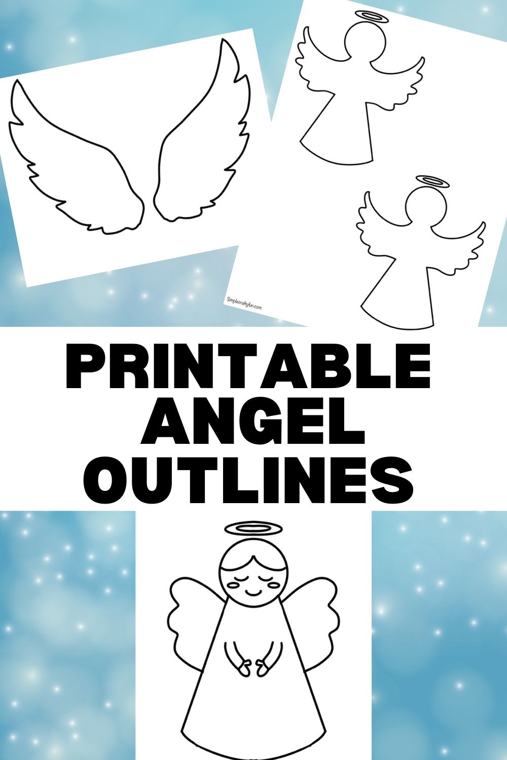 Free Printable Angel Craft Templates 