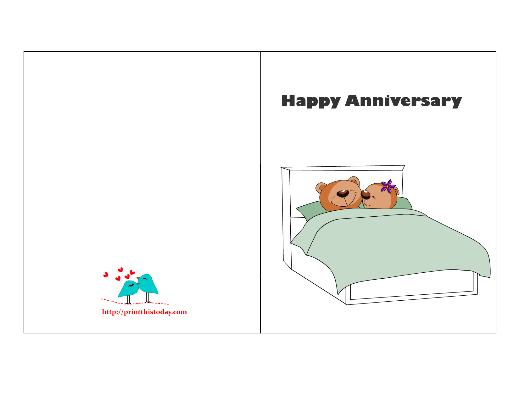 Free Printable Anniversary Cards Worksheets Library