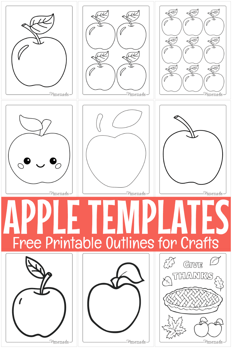 Free Printable Fruit Templates