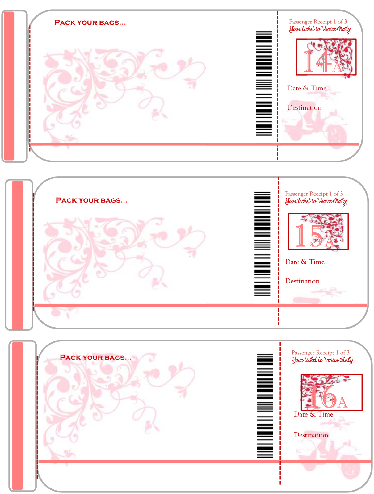 FREE PRINTABLE Arrivederci 30 Party Passport Invitations FREE PRINTABLE Arrivederci 30 Party Passport Invitations