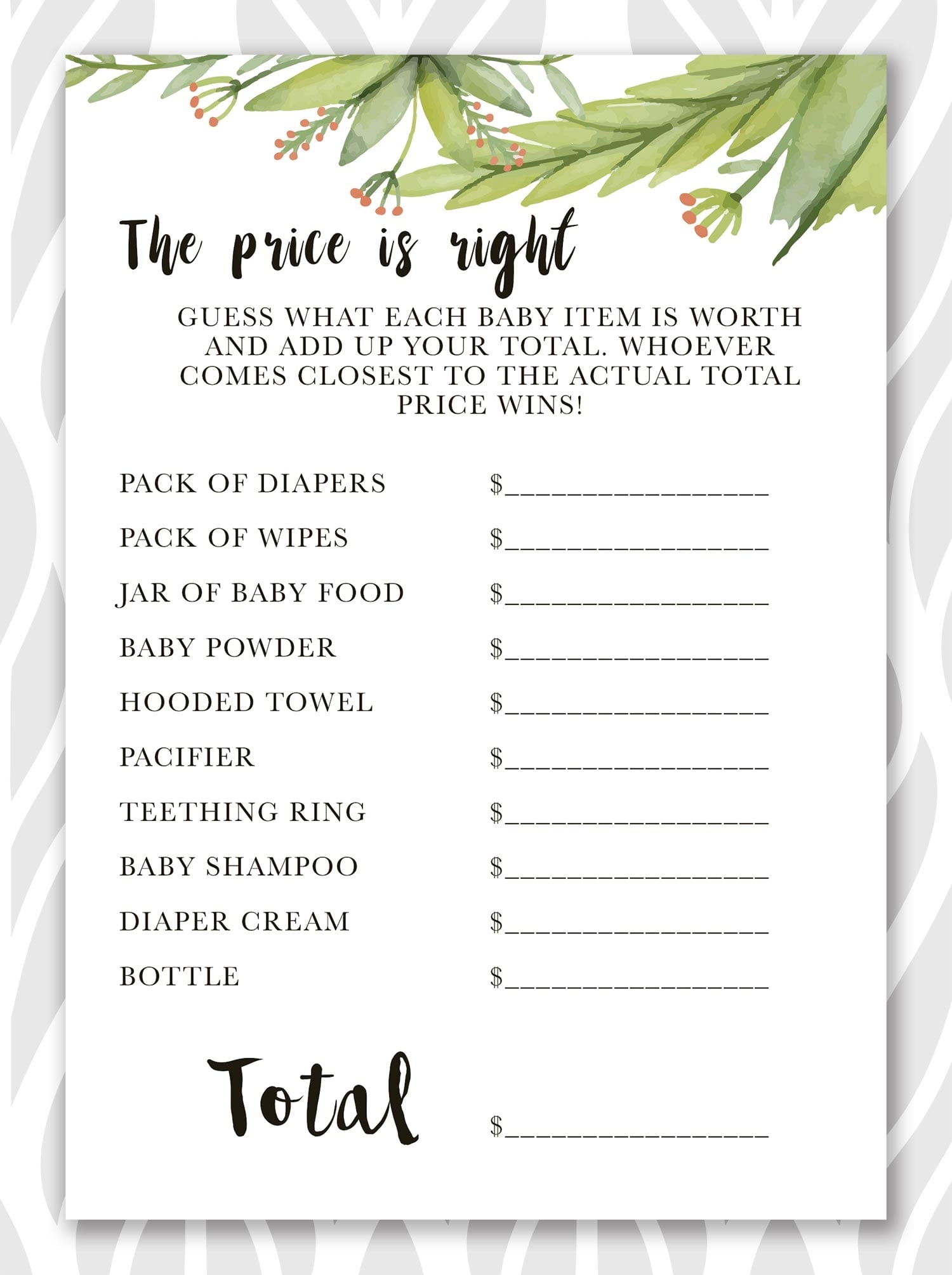 Free Printable Baby Shower Games ColourPop Studio Free Printable Baby Shower Games ColourPop Studio