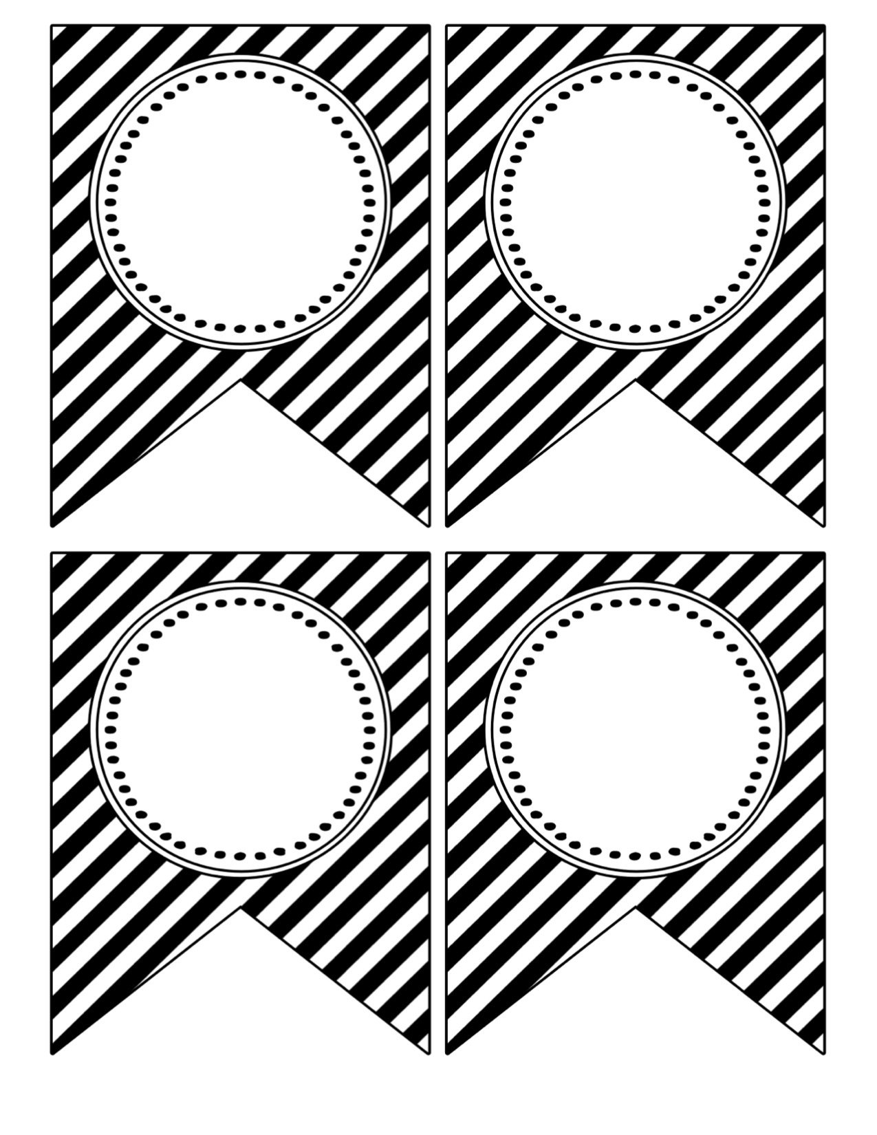 Blank Pennant Template Printable Blank Pennant Template Printable