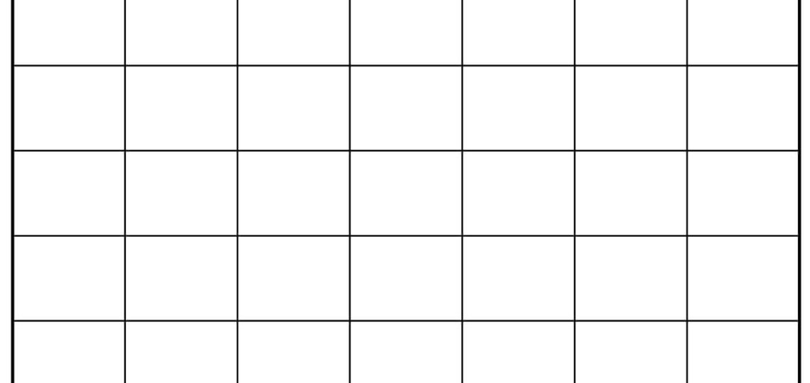 Free Printable Blank Calendar 123Calendars