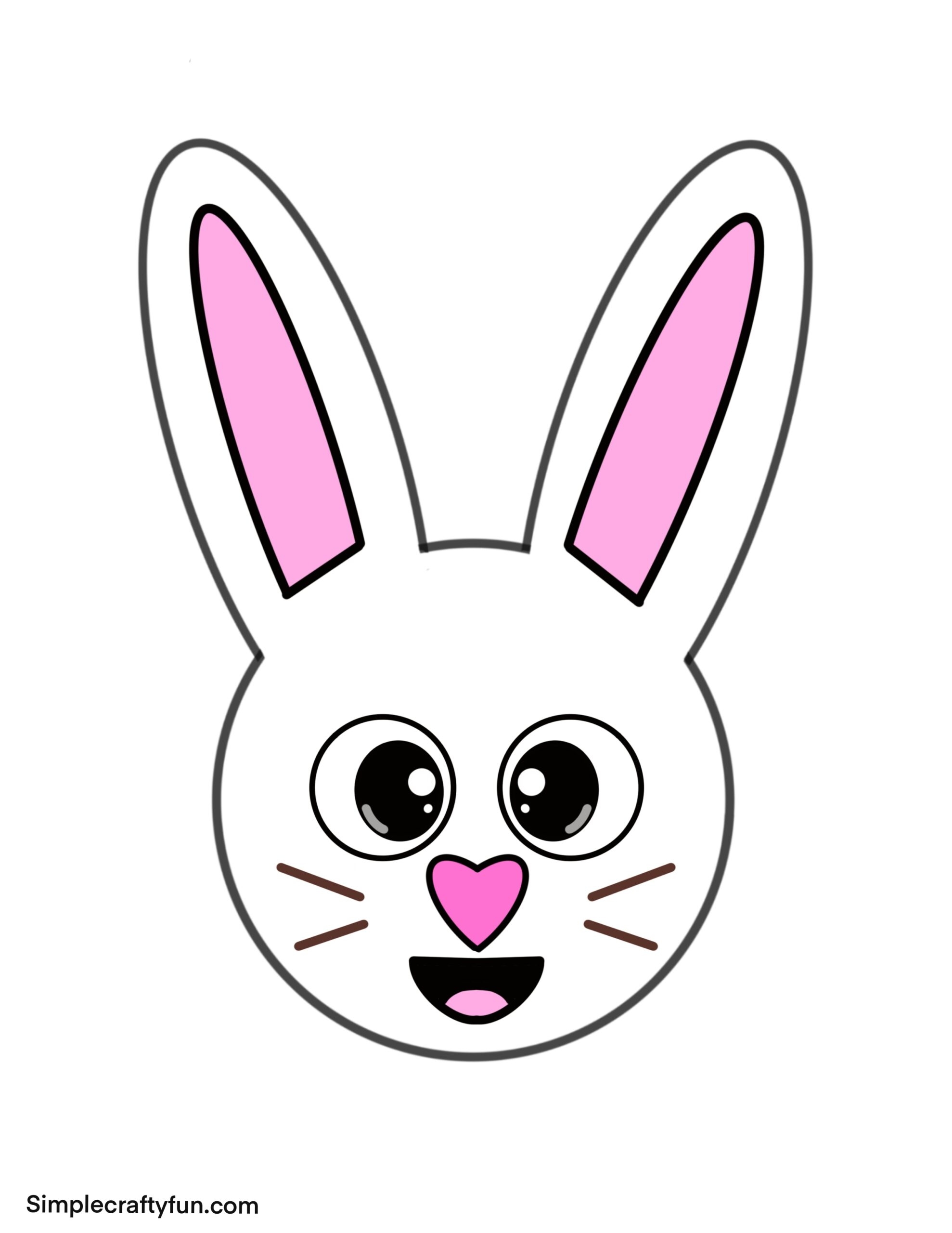 Free Printable Build A Bunny Craft For Kids 