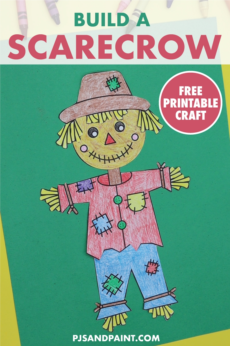 Free Printable Build A Scarecrow Craft For Kids Pjs And Paint Free Printable Build A Scarecrow Craft For Kids Pjs And Paint