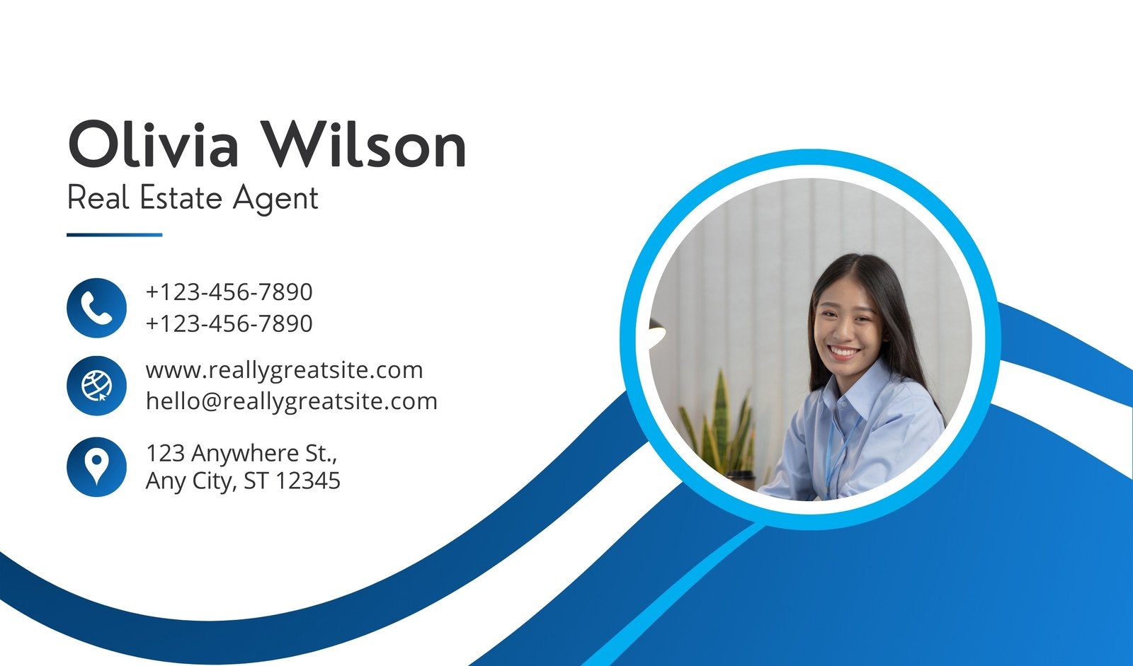 Free Plain Business Card Templates Printable