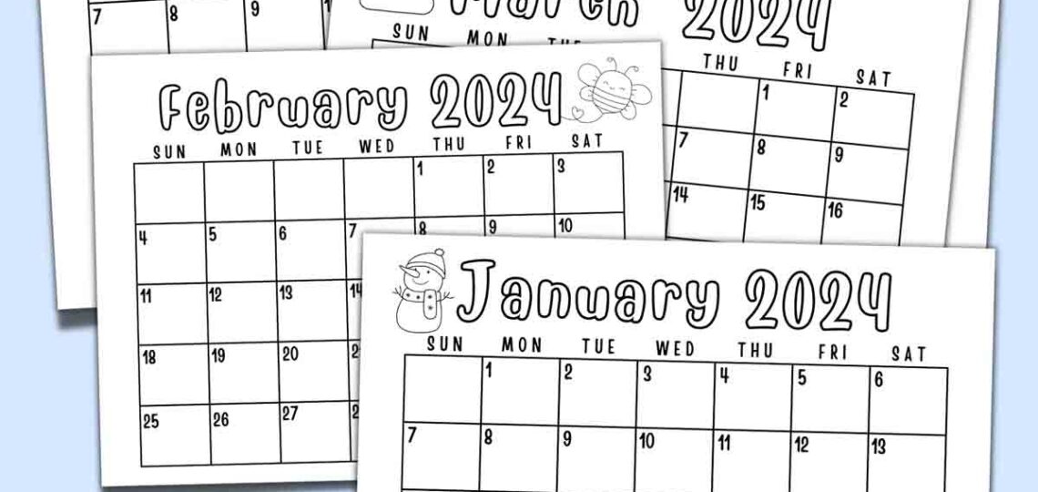 Free Printable Calendar For Kids Dated And Undated 2024 2025 MindyMakes
