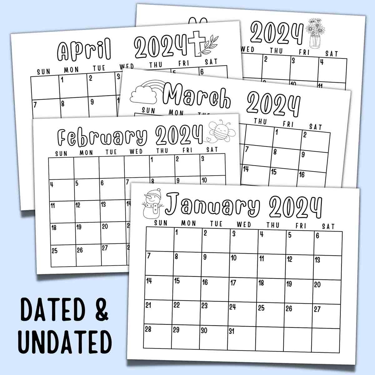 Free Printable Calendar For Kids Dated And Undated 2024 2025 MindyMakes Free Printable Calendar For Kids Dated And Undated 2024 2025 MindyMakes