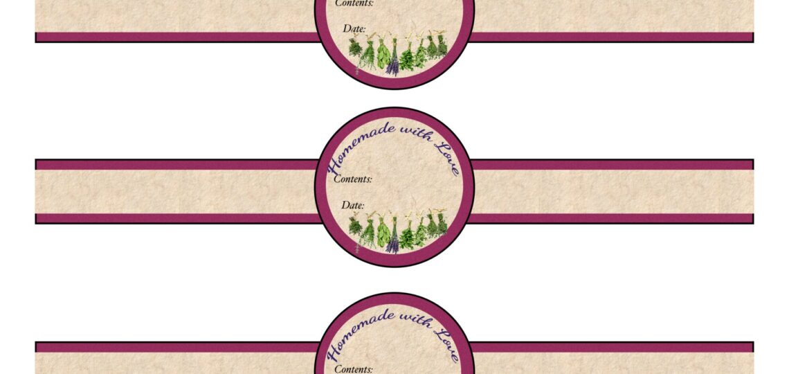 Free Printable Canning Jar Labels Tons Of Designs U0026 Colors