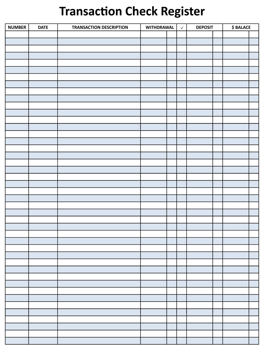 Free Printable Check Register For Business Download Free Printable Check Register For Business Png Images Free Worksheets On Clipart Library