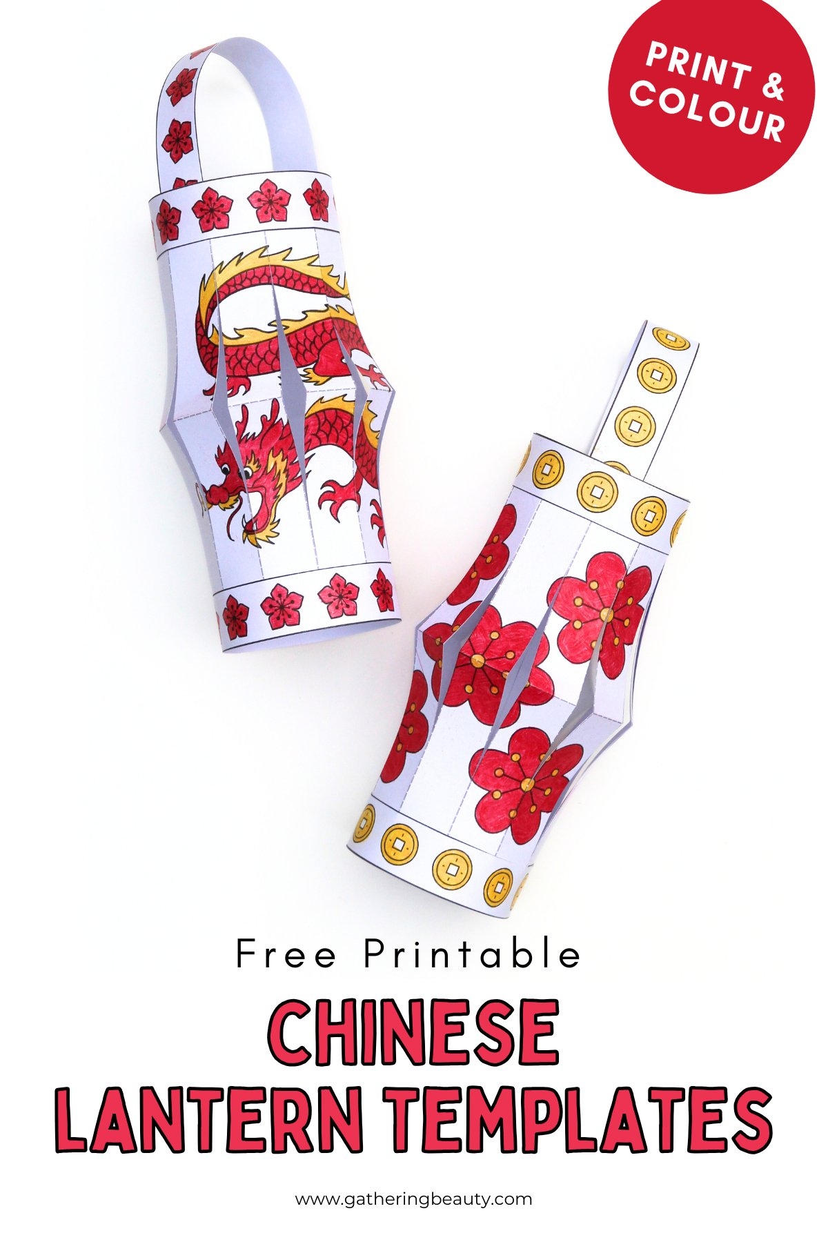Free Printable Chinese Lantern Templates Gathering Beauty