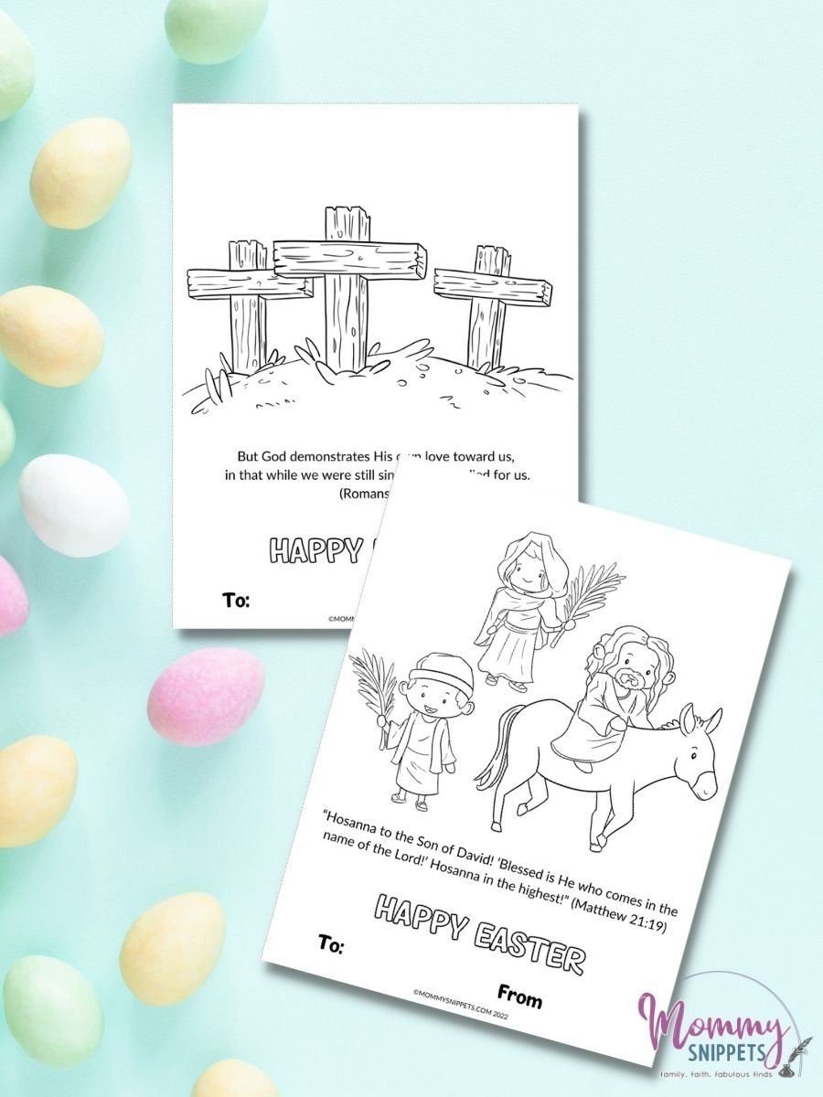 Religious Easter Card Templates Free Printable
