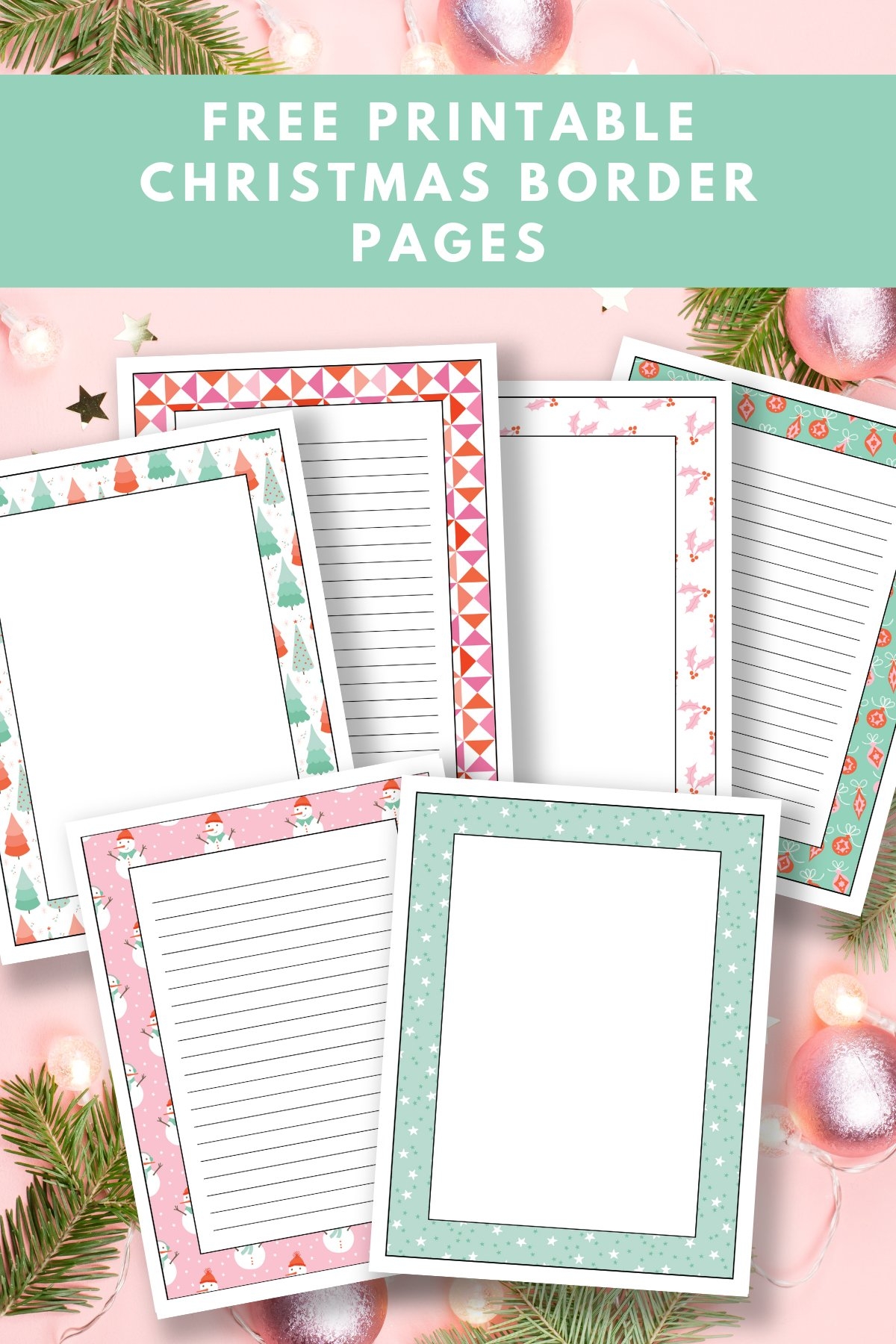 Free Printable Holiday Stationary Templates