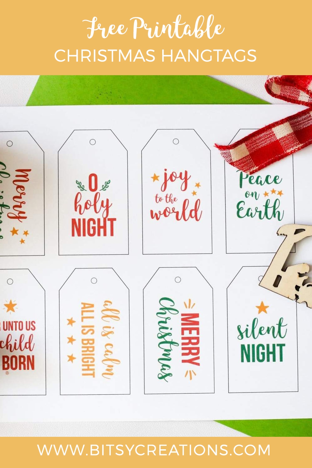 Free Printable Christmas Tags