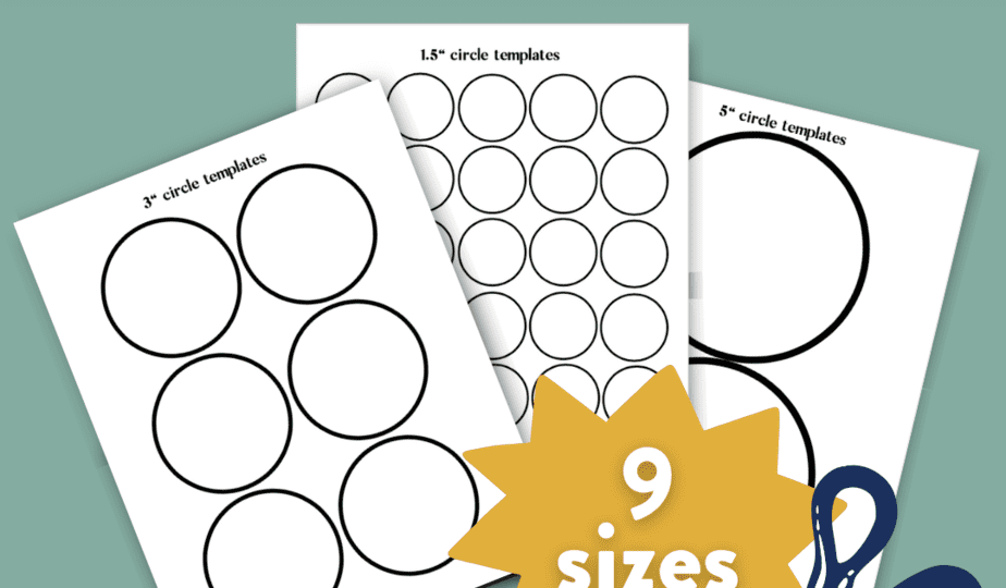 Free Printable Circle Templates U0026 Stencil PDF Pack