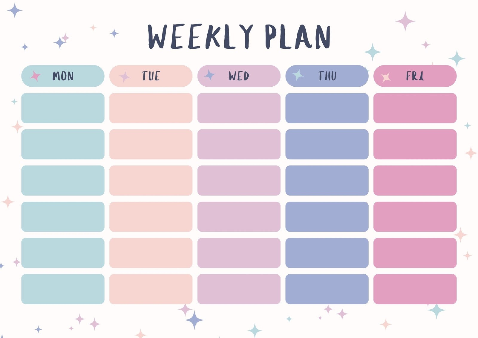 Free Printable Class Schedule Templates To Customize Canva