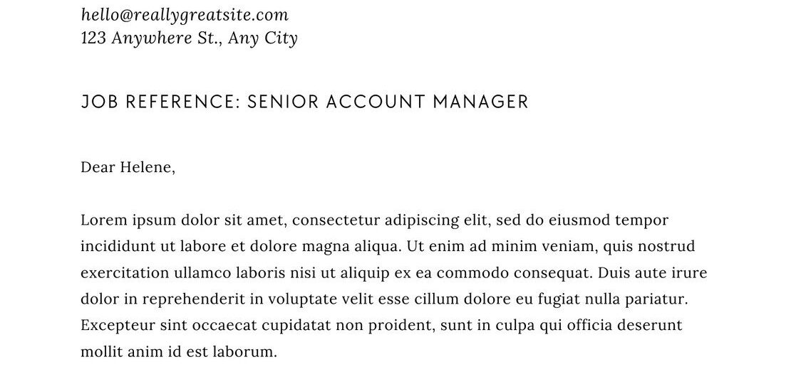 Free Printable Cover Letter Templates You Can Customize Canva